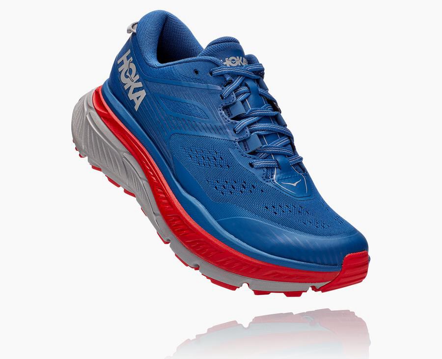 Hoka Mens Trail Shoes NZ - Hoka Stinson Atr 6 Blue (BST723958)